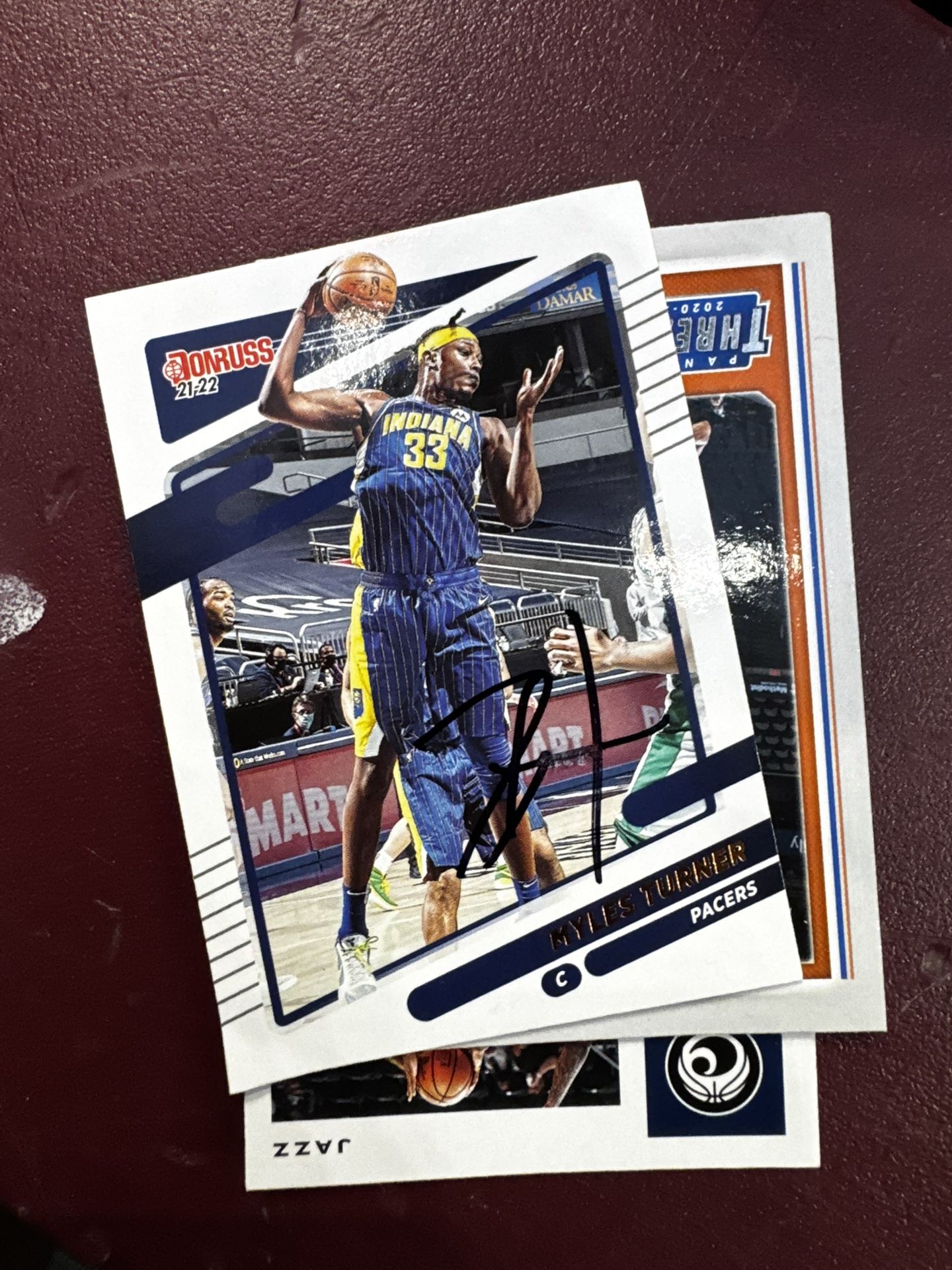 Signed Myles Turner Card
