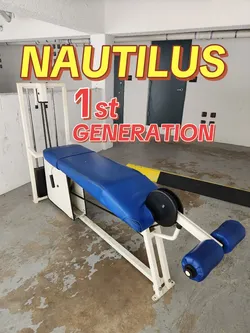 Rare & Vintage 1st Generation Nautilus leg extension / OG Center Driven Prone Lying Leg Curl.
Miami. Delivery for extra

This machine is constructed w