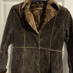 Guess Women’s Leather Jacket / Coat Medium