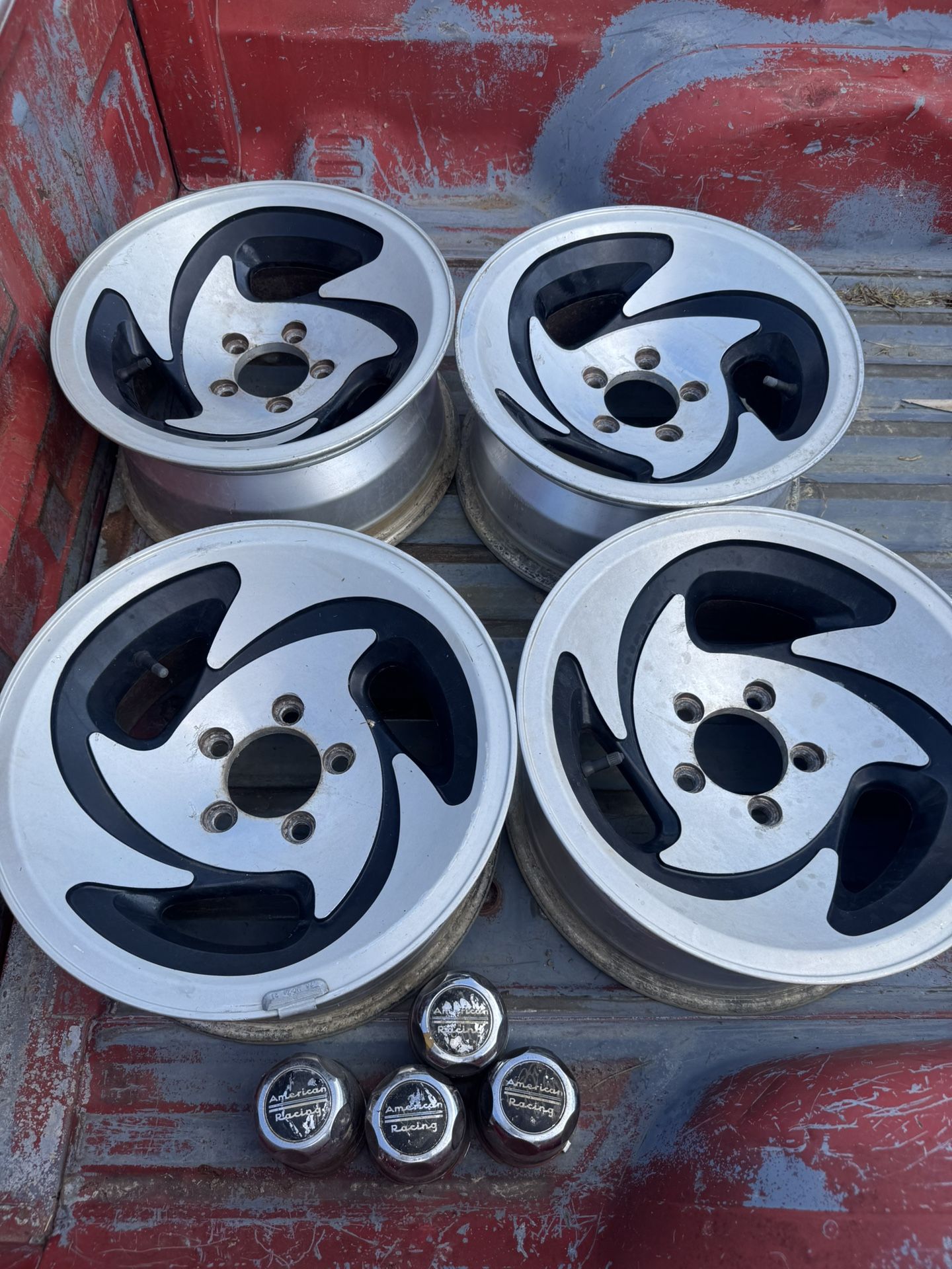 15 inch 5 on 4.5 American racing Wheels $300