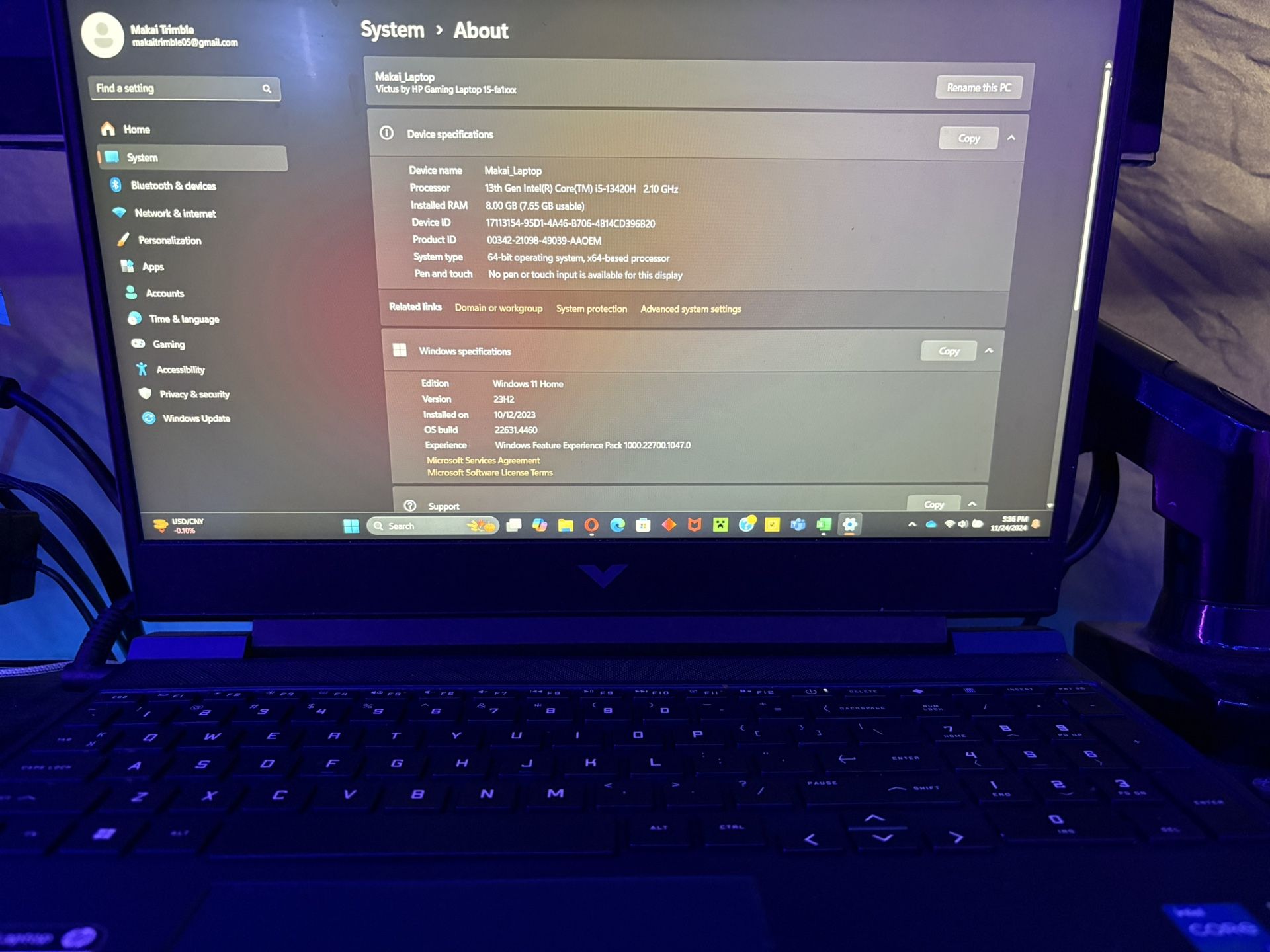 Victus 15 Gaming Laptop 