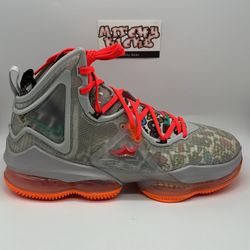 Nike LeBron 19 Fast Food Bright Crimson Sz. 9.5