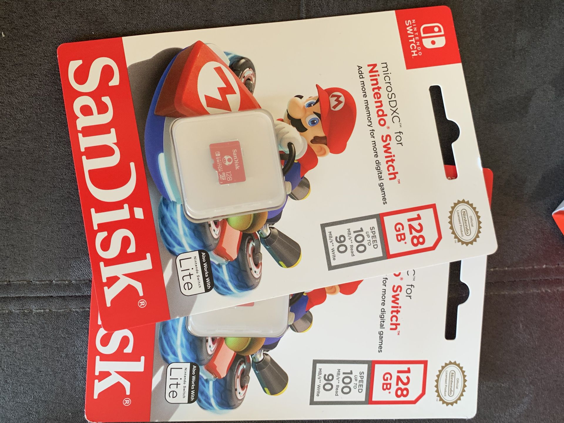 Nintendo switch sd card 128gb super Mario edition new