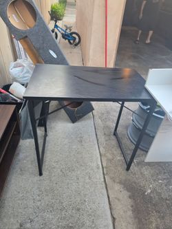 Black desk