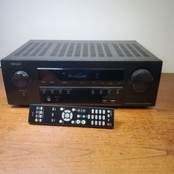 Denon Bluetooth AVR S540BT 4K AM/FM  Receiver With Remote