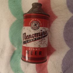 Cone Top Menominee Beer Can 