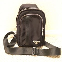 Prada Re-Nylon Shoulder Belt Bag New Black