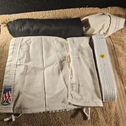 Vintage Century Martial Arts Karate student  Complete Uniform. New, Never Worn.