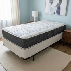 New Twin Mattress And Box Spring 2pc BED FRAME IS NOT INCLUDED 