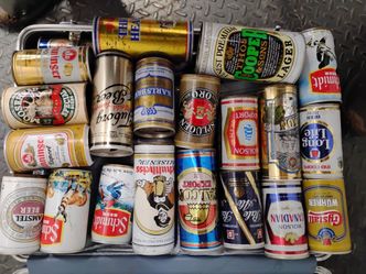 Vintage Beer Can Collection