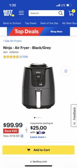 Brand New In Box Ninja  Air Fryer 3.8L