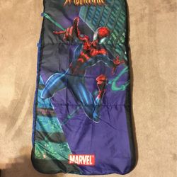 2004 MARVEL SPIDER - MAN PLAYHUT Sleeping Bag Camping Sleepovers