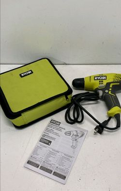 Ryobi 3/8 in. Corded Drill with Bag