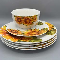 Sunflower Dinnerware Set by Royal Norfolk