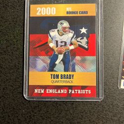 Tom Brady Rookie Football & Baseball Cards