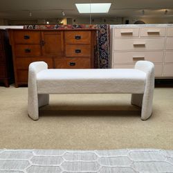 Ivory Accent Bench