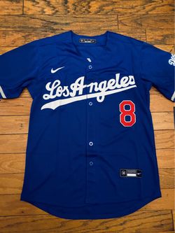 Blue Los Angeles dodgers kike Hernandez road blue jersey