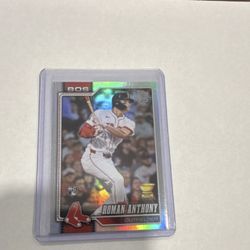 Topps 2024 Series 1 Roman Anthony Rookie All-Star Rookie Boston Red Sox #189