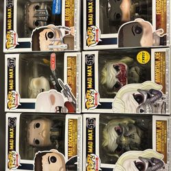 Pop! Funko Lot - Mad Max Fury Road - The Road Warrior - Grailed Figures Rare!