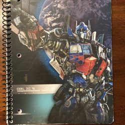 Transformers Spiral Notebook (Collector’s Item)
