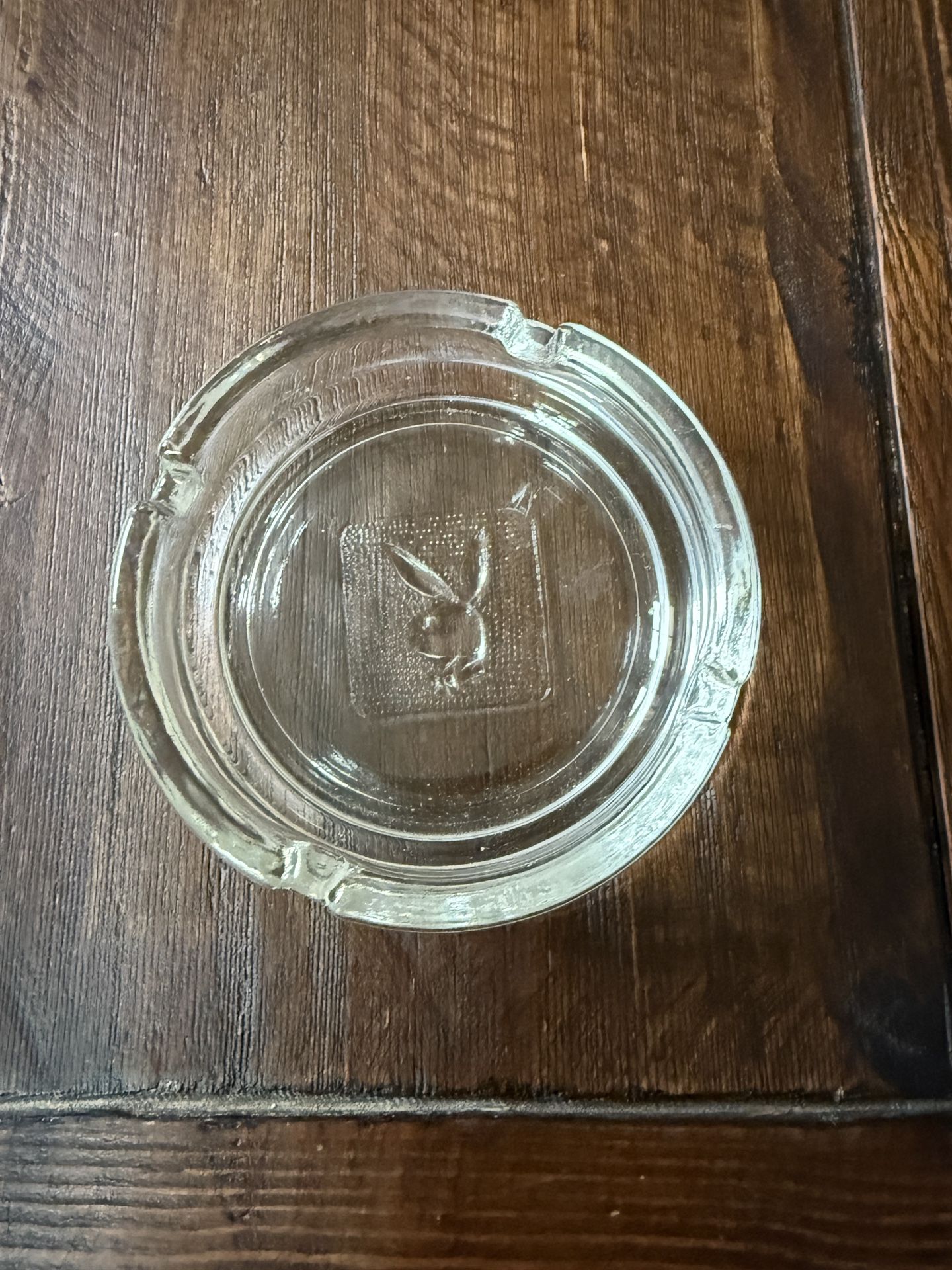 Playboy glass ashtray, vintage