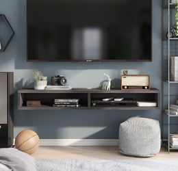 "Brand New" - Floating Console (Model: IDI-182293) in the Distressed Gray Finish