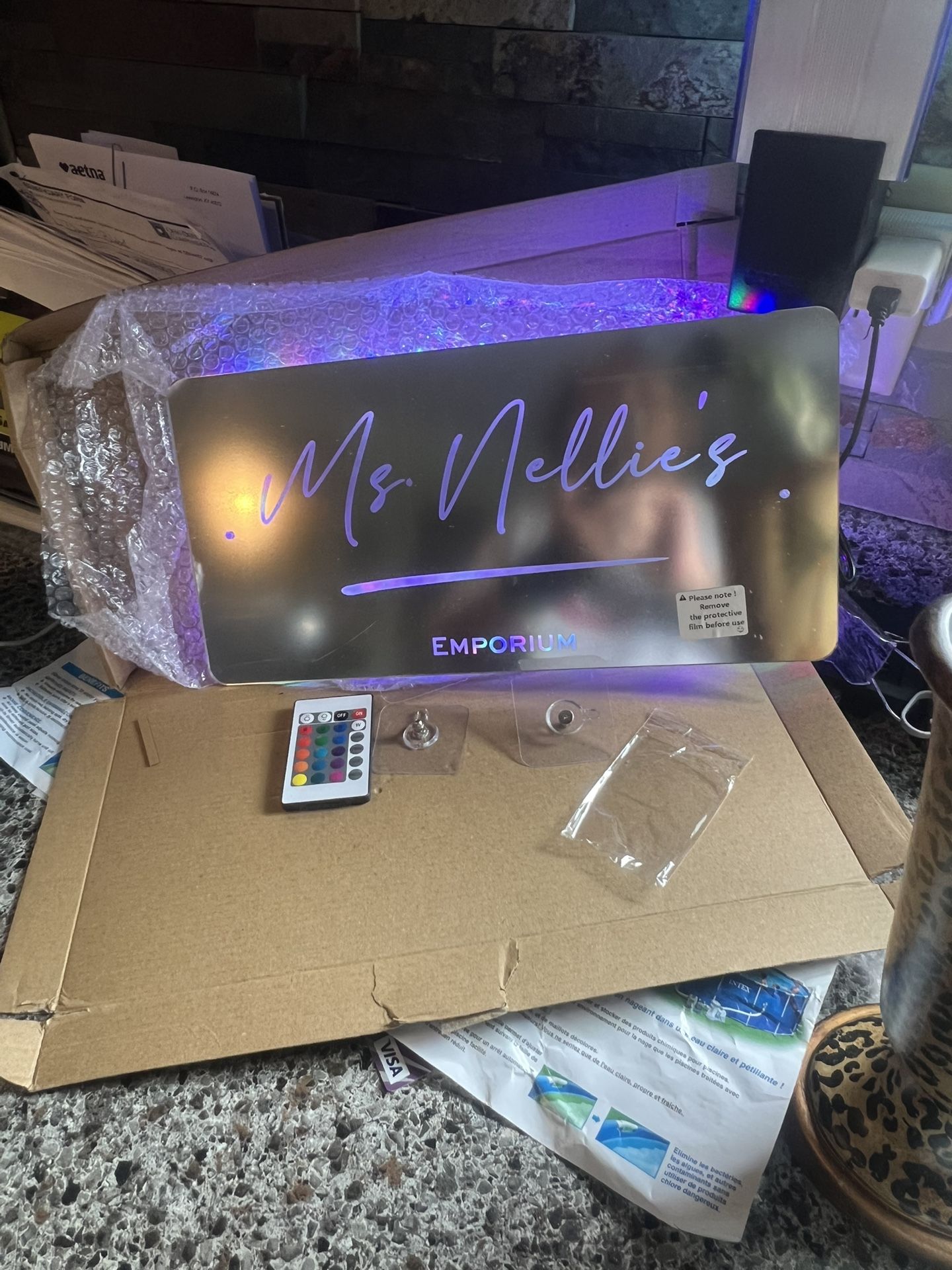 Lighted Name ….Ms. Nellie’s Emporium
