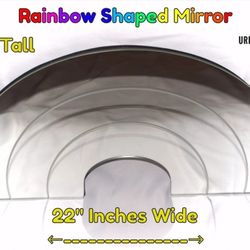 Urban Outfitters Home Rainbow Shaped Wall Hanging Mirror Decor Art Quality