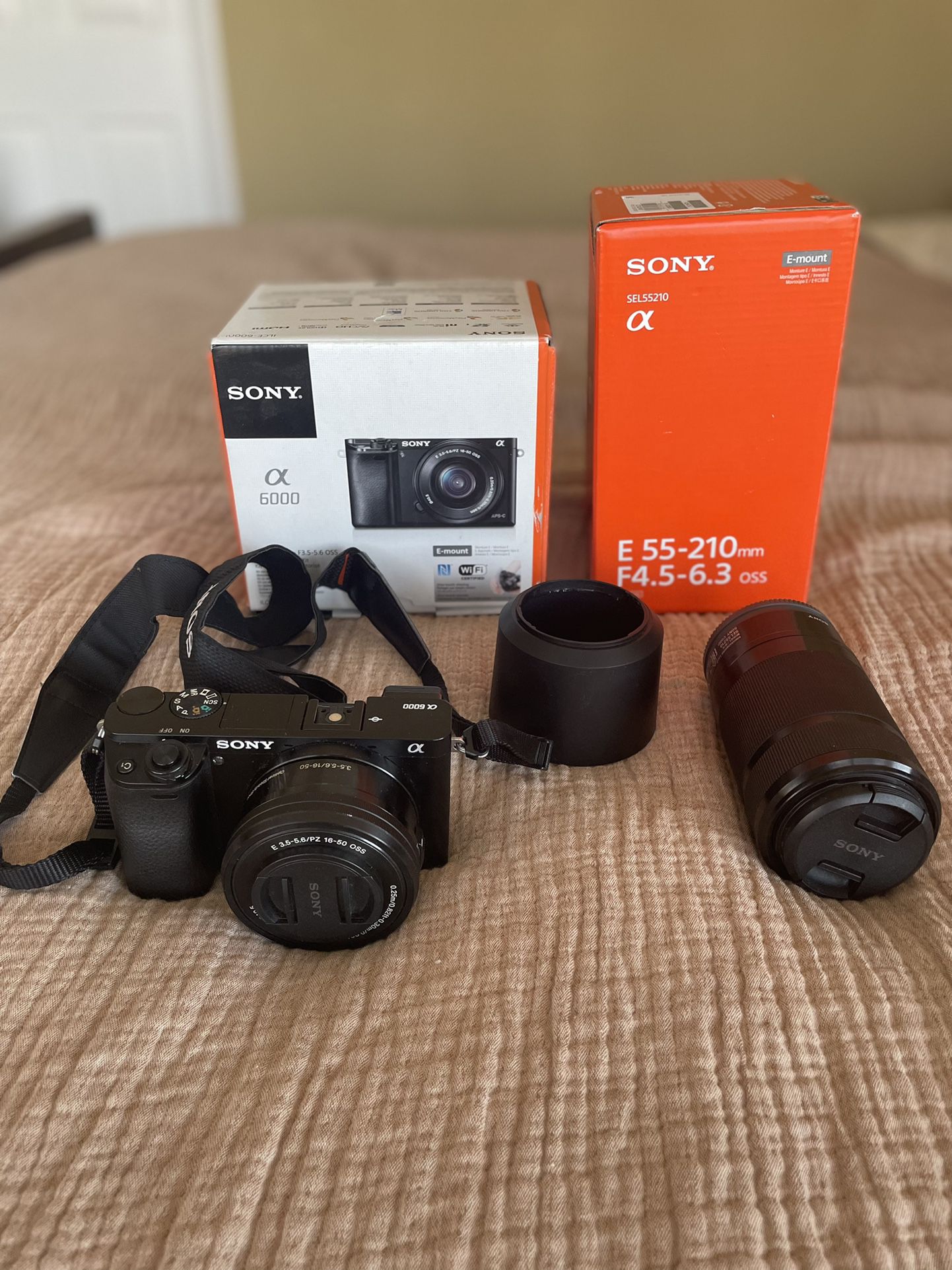 Sony a6000 Camera With E-mount Interchangeable Lens