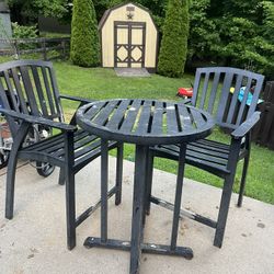 Metal High top Bistro Set 