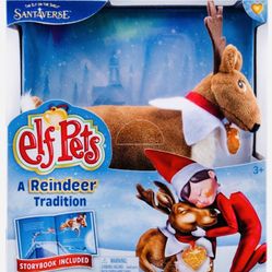 NEW In box Elf Pets (Reindeer) Plus Book