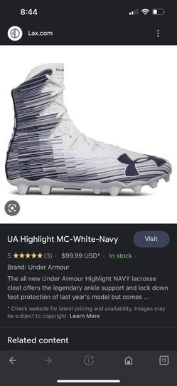 UA Highlight MC-White-Navy
