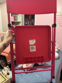 Pink Folding Chair