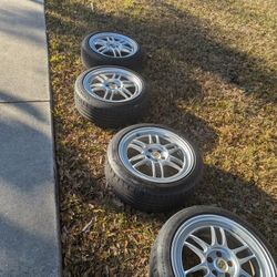 17 In Enkei Rims And Tires