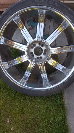 22" rims 5 holes universal