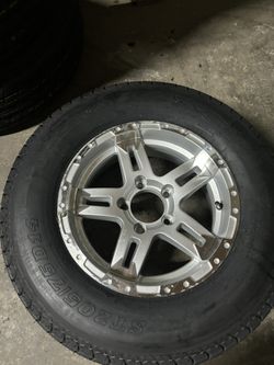 14 Inch Aluminum Boat Trailer Wheel And Tires