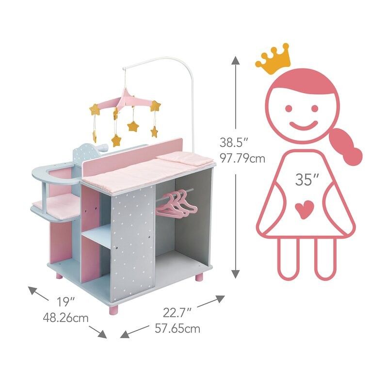 Easy to Install & Clean Doll Changing Station