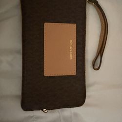 MK Double Wristlet Wallet 