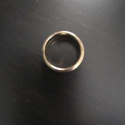 Gold Plated Tungsten Ring