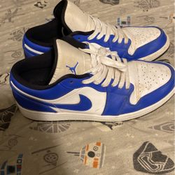 Blue And White Jordan 1 Lows