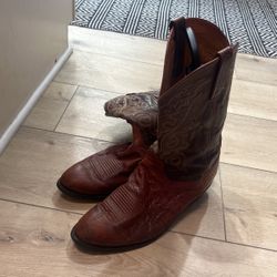 Lucchese Smooth Ostrich Boots Size 13 E2