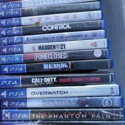 Ps4/5 Games  Send Offer For 1 Or All
