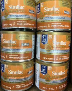 Similac Total Care 360 Sensitive 7oz Cans Sell Or Trade For Enfamil 12oz Cans 