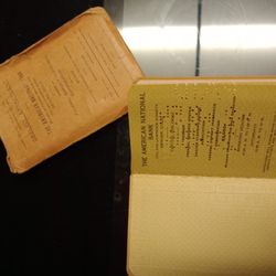 Vintage Bank Book 1940s Denver Colorado American National Bank