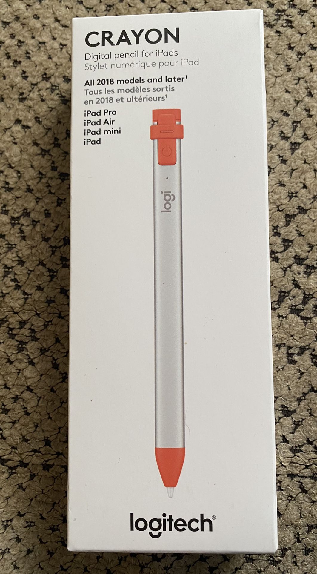 Logitech Crayon, Digital Pencil For Apple iPad 