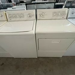 Washer And Dryer Kenmore Beige Great Condition 