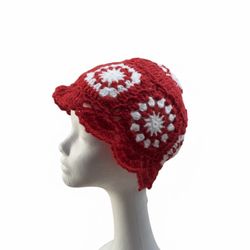 Street Trend  Floral Bucket Hat, Casual Trendy Knitted Hat, Fashionable Hat for All Seasons