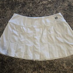 White Venus Williams Tennis Skirt 
