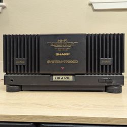Sharp System 7700CD Power Amplifier
