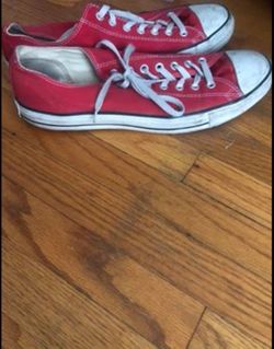 Red All Star Converse S 13